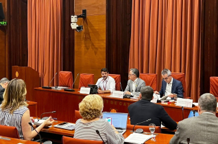 Alcalde Lozano al Parlament per polígon Llevant 1 juny 2022 ret.jpg