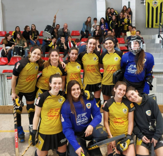 Partit hoquei fem Palau Las Rozas 23 març 2019.jpg