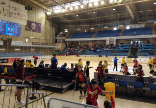 Partit hoquei semifinals Copa de la Reina 22 febrer 2019.jpg